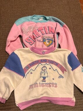 Vintage 80s/90s toddler sweatshirt bundle size 4